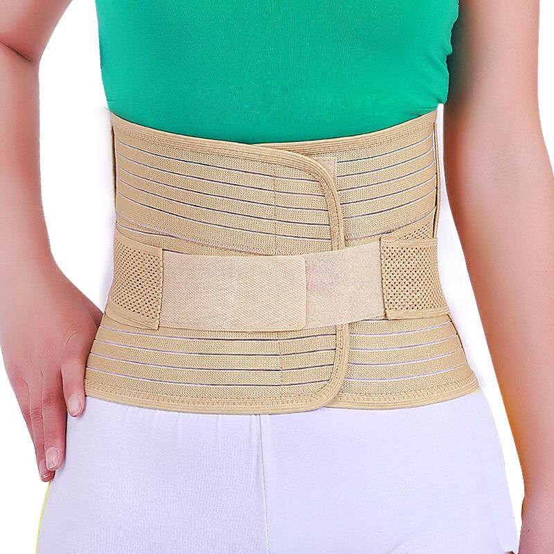 全弹透气护腰带腰间盘劳损钢板固定带腰围保暖腰托腰围