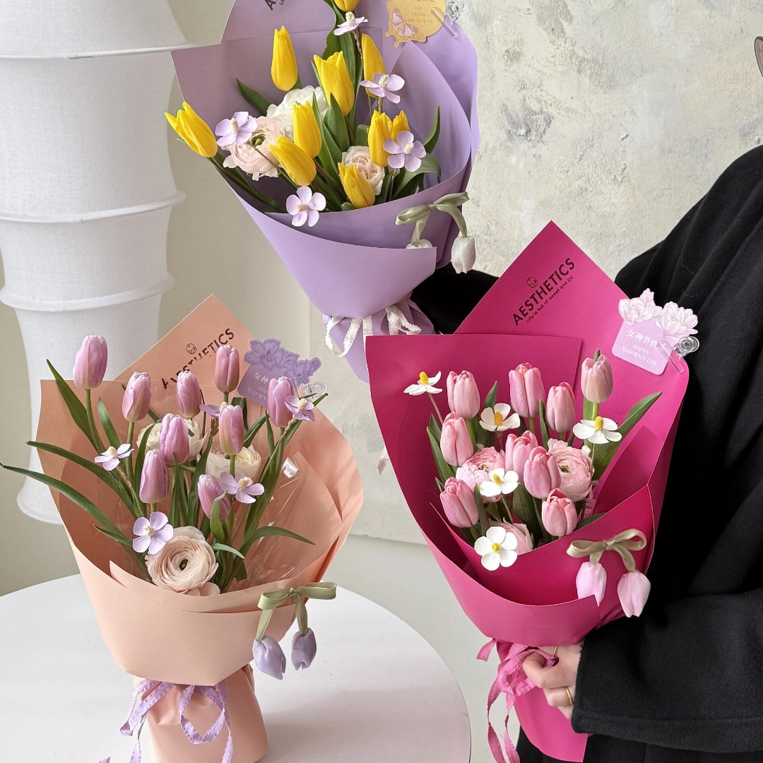 加厚硬卡纸180g纯色硬挺造型纸牛皮纸礼品鲜花花束包装纸花艺资材