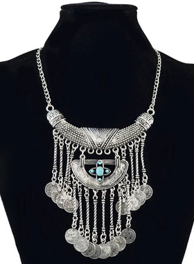 哈尼族民族风项链苗族颈链配饰