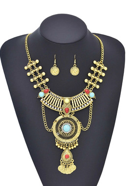 敦煌飞天异域风项链民族风颈链