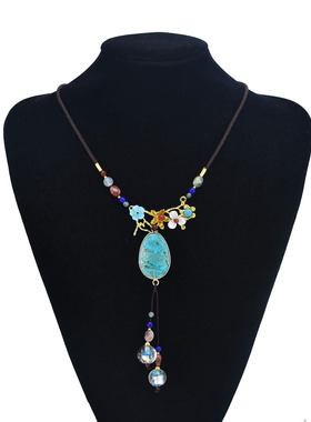 古风汉服项链新中式马面裙饰品