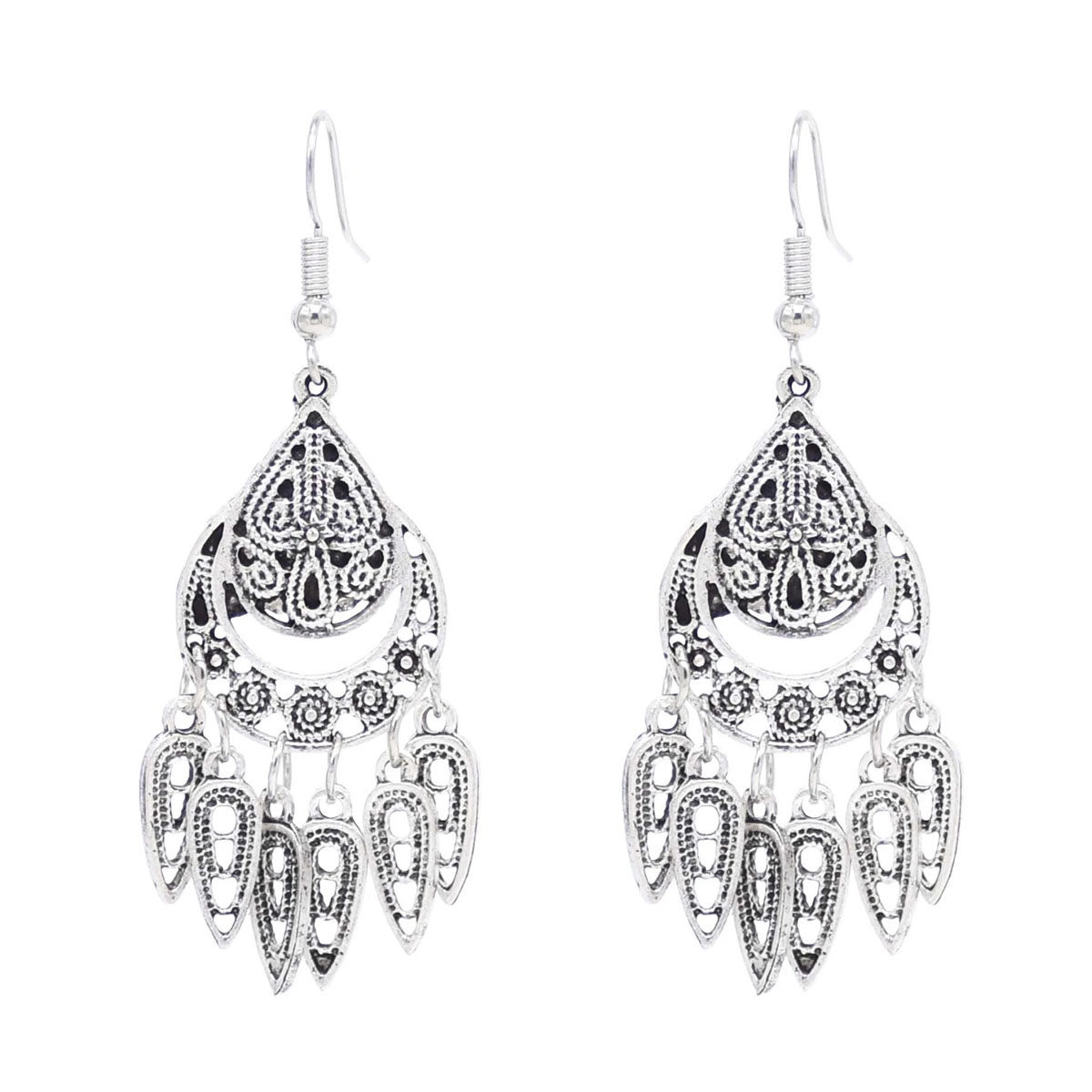 苗族民族风耳环少数民族流苏饰品云南丽江旅游配饰苗疆异域风耳饰