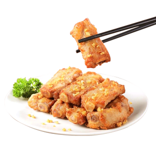 新雨润蒜香骨大包装炸猪肋排骨猪肉冷冻调理腌制半成品酒楼商用批