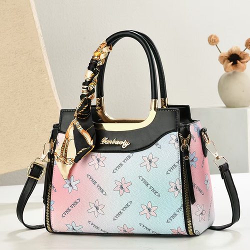 包包女大容量时尚百搭手提包印花潮流女士包简约休闲斜挎包