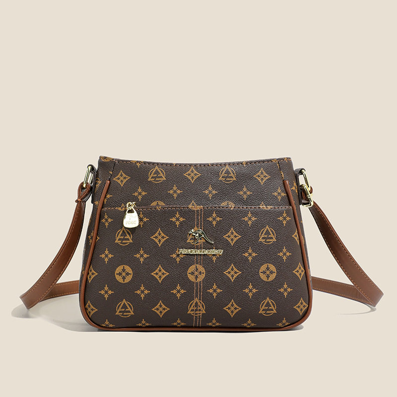 跨境老花大容量时尚包包2025新款秋印花中年妈妈包轻奢单肩斜挎包,箱包皮具/热销女包/男包,时尚帆布包,淘宝优惠券,粉丝福利购,淘宝优惠卷