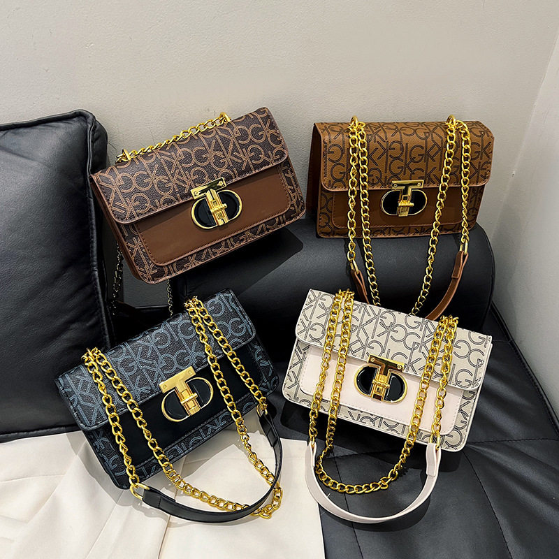 2025高级感复古小包新款休闲时尚链条单肩腋下百搭斜挎小方包,箱包皮具/热销女包/男包,时尚帆布包,淘宝优惠券,粉丝福利购,淘宝优惠卷