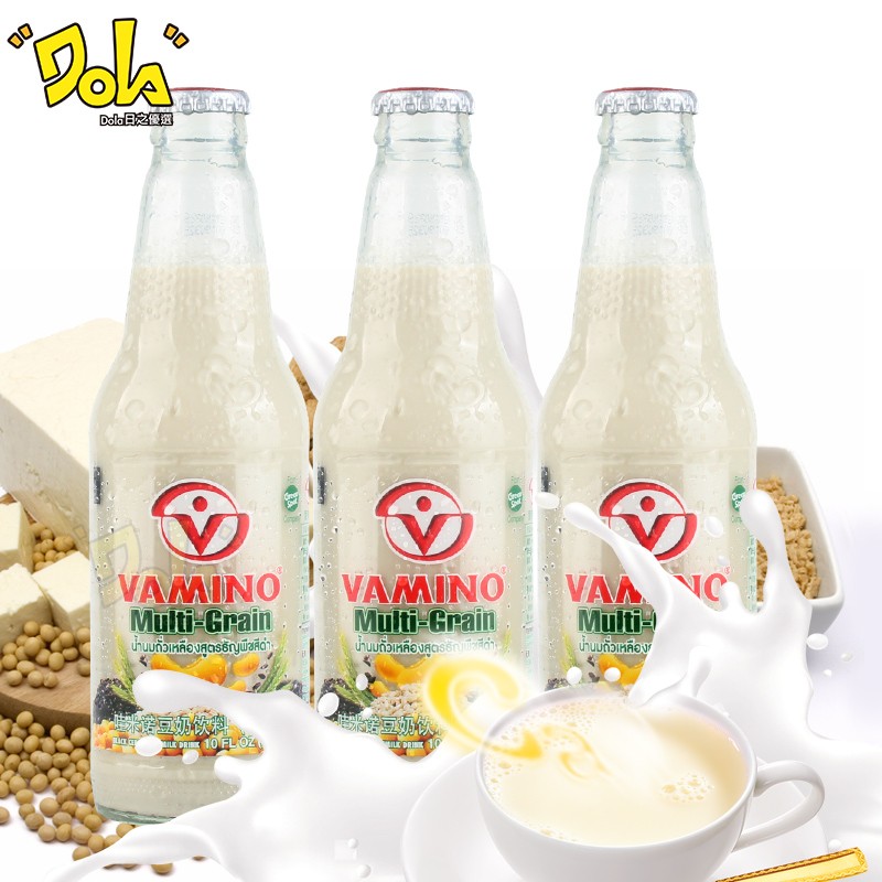 Ì©¹ú½ø¿ÚÍøºìÒûÁÏVaminoÍÛÃ×ŵ¹ÈÎï¶¹ÄÌÒûÆ·Ôç²Í¶¹½¬¿É¼ÓÈÈ300ml