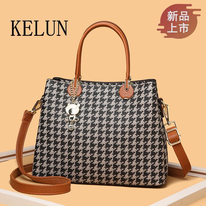 品牌正品真皮女包2025新款托特包大容量春夏通勤斜挎包百搭单肩包