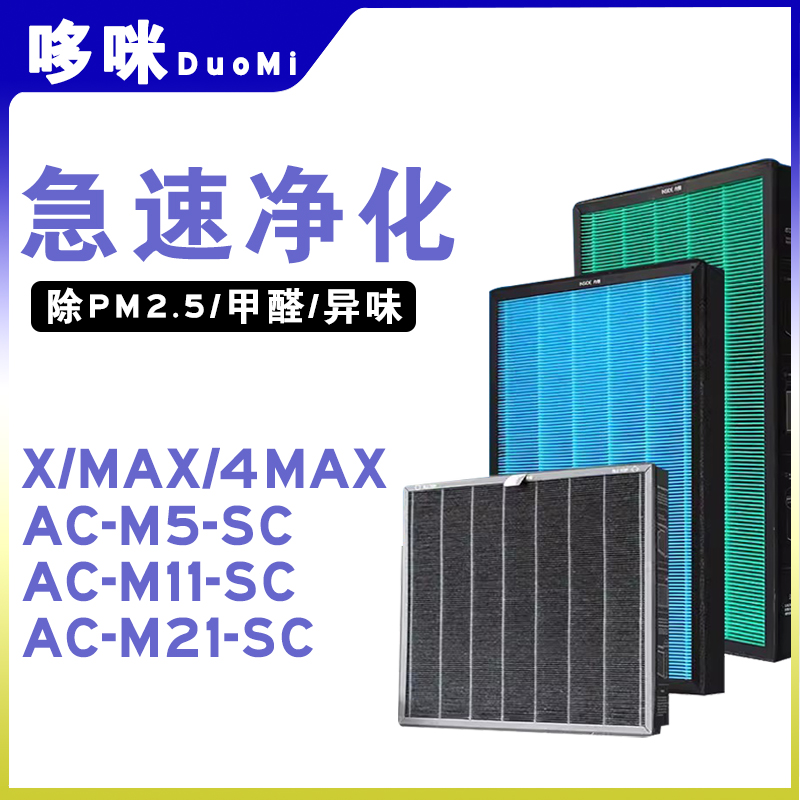 M5-SC适配空气净化器过滤网小米