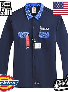 【北京现货】Peacein和平里 X 美版Dickies574腰果花匪帮长袖衬衫