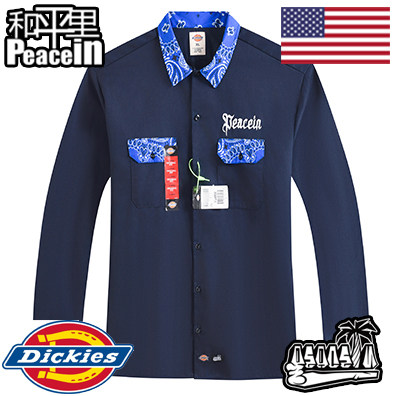 【北京现货】Peacein和平里 X 美版Dickies574腰果花匪帮长袖衬衫