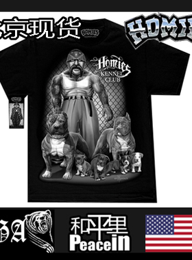 【北京现货】DGA chicano西海岸tee HOMIES 官方正版 有吊牌bully