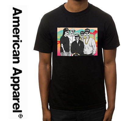 【北京现货】 American Apparel 恶搞N.W.A Eazy-e T恤西海岸匪帮