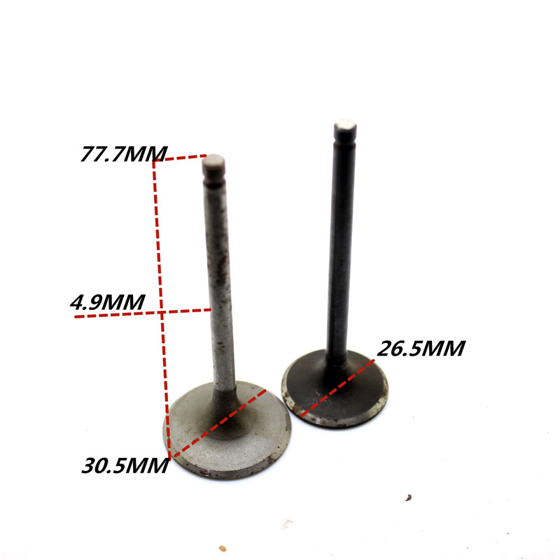 适用水冷大绵羊KS4/CF250/CH250大沙春风大船佳御110缸头进排气门