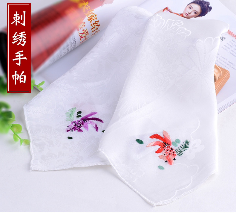 Embroidery Handkerchief Handkerchief Foreigners gift Chengdu Keepsake Chinese style gift Foreigner Chinese style giftin the Home Fabric , Embroidery Kit , Shu embroidery  category - from Buy2taobao.com to provide professional Taobao agent buy service