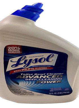 美国 Lysol - 946ml 马桶清洁剂 (新旧包装随机发送)厕所除垢除黄