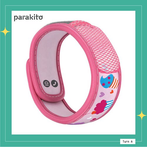 Parakito 帕洛驱蚊CupCake杯子蛋糕儿童款防虫驱蚊手带防叮咬防护