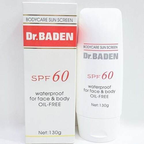 巴顿医生DR.BADEN 清爽高效防晒霜SPF60敏感肌户外防护温和不刺激