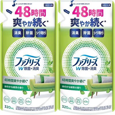 Импортированный стиль P & G Beiqing 99,9% стерилизация ткани и дезодоризационная пополнение спрея 320 мл аромата зеленого чая с двумя частями