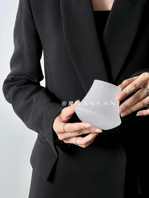 ins风简约水杯磨砂凸凸杯轻欧式