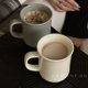 岸梵 欧式 简约马克杯早餐杯陶瓷水杯办公室情侣杯子高颜值咖啡杯