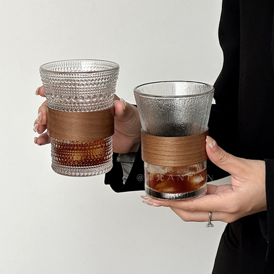 ins风创意磨砂扶疏杯咖啡杯