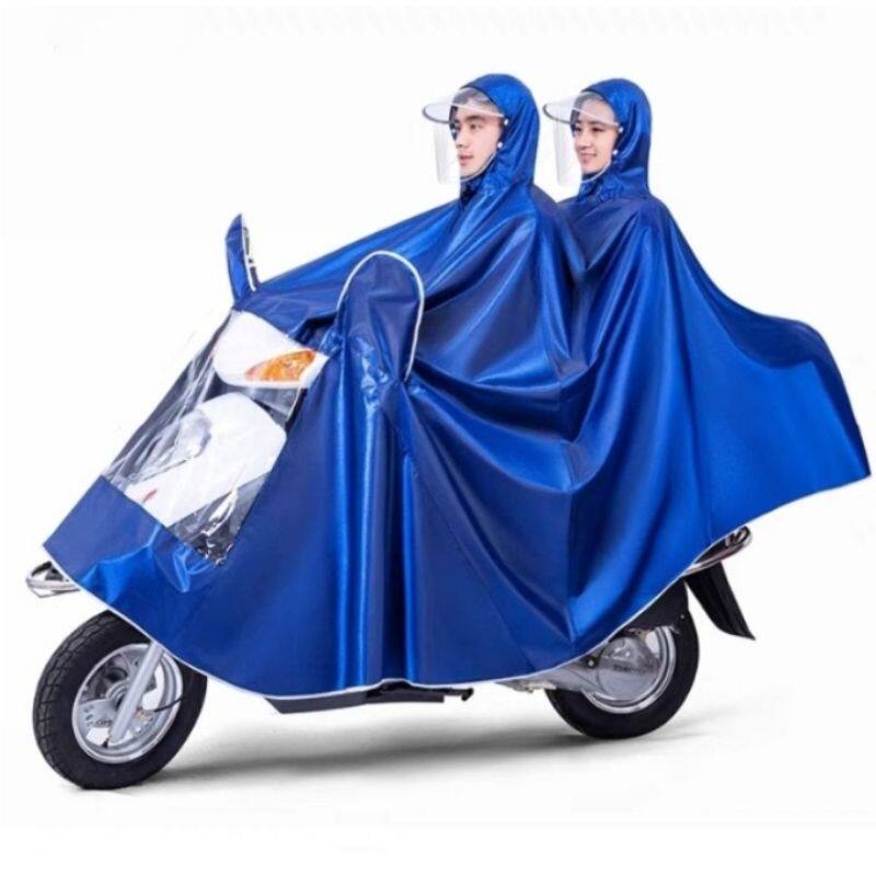 超大码单双人雨衣两侧加大加厚特大号成人加长加宽男式摩托车雨披