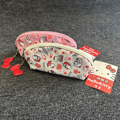 正版哈喽kitty笔袋包中古物品1999年制造收藏品绝版三丽鸥凯蒂猫