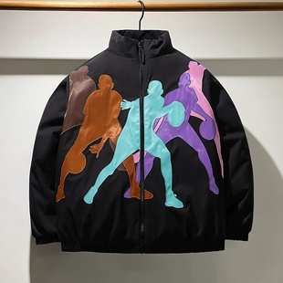 安踏凯里·欧文系列 防泼水棉服172441802 球场艺术家男女同款