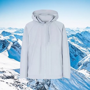 安踏 冠军系列全天候梭织连帽运动冲锋风衣外套152410613