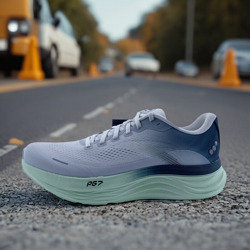 安踏PG7 旅步跑步鞋秋冬款男子缓震跑鞋舒适透气运动鞋112435546