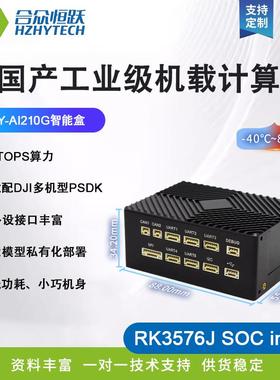 合众恒跃RK3576国产机载计算机 双MIPI摄像头支持 6Tops NPU算力