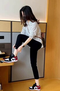 初春衬衫套装微胖减龄春秋款2024新款女士休闲通勤春装时尚两件套