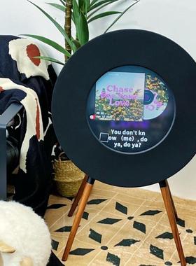 【网易云联名】MORRORART R1唱片歌词音箱黑胶悬浮字幕蓝牙音响