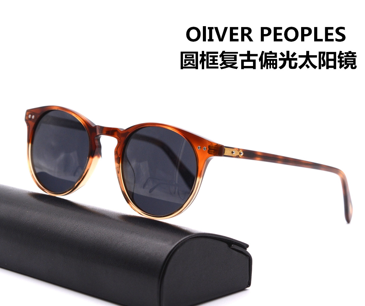 Oliver peoples 奥利弗墨镜复古板材圆框男女偏光太阳镜太阳镜女|msdalam kategori ZIPPO/Swiss Army Knife/cermin mata, cermin mata hitam - dari Buy2taobao.com untuk memberikan perkhidmatan ejen Taobao profesional membeli