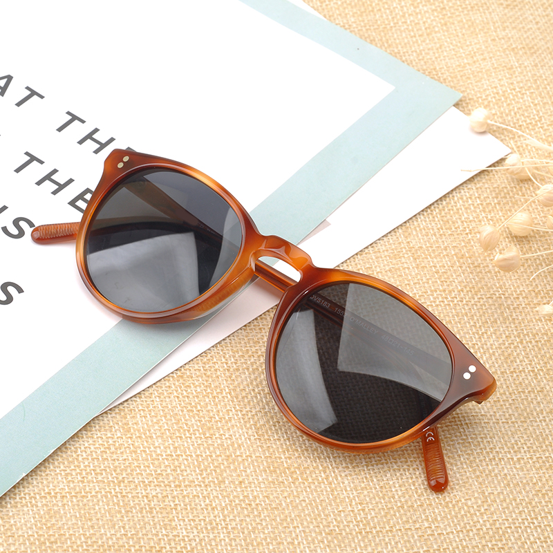 偏光太阳镜Oliver peples ov5183复古板材圆框男女驾驶司机墨镜