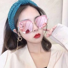 墨镜女网红同款2020新款潮女ins太阳镜防紫外线圆脸大脸显瘦近视