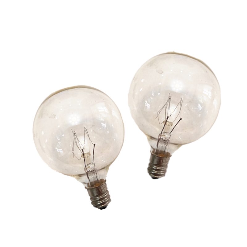 进口美式台灯灯泡130v15w25w40w螺口灯泡小螺口球泡 复古钨丝灯泡