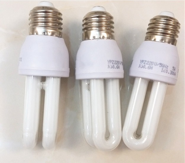 家用U型节能灯E27 220V5W7W9W11W13W15W20W30W普通螺口节能灯