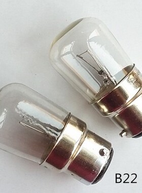 闸板泡220V110V48V36V24V15W25普通灯泡E27螺口灯泡B22卡口小灯泡