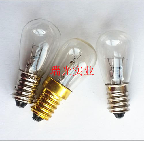 E14螺口灯泡12V24V36V48V110V220V2W8W15W20W25W螺口灯泡仪器灯泡