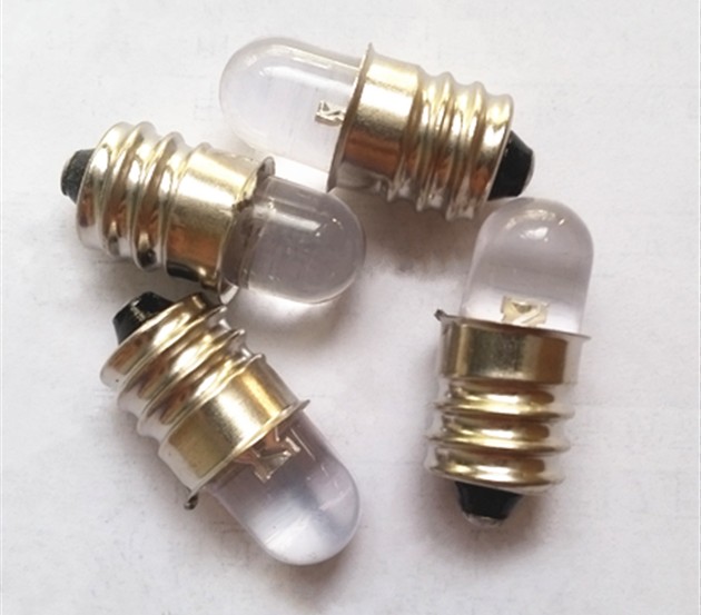 直流led指示灯E12 24V18V12V6V30V小螺口灯泡小灯珠白光船用凸头
