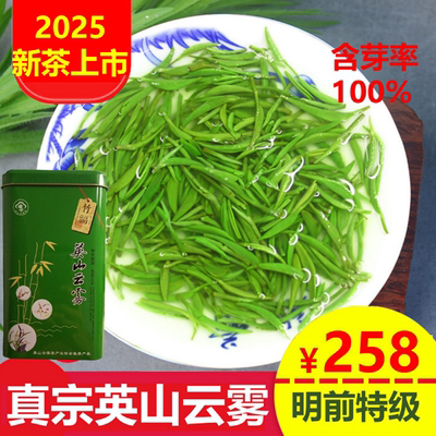 英山云雾茶2025明前绿茶云雾茶