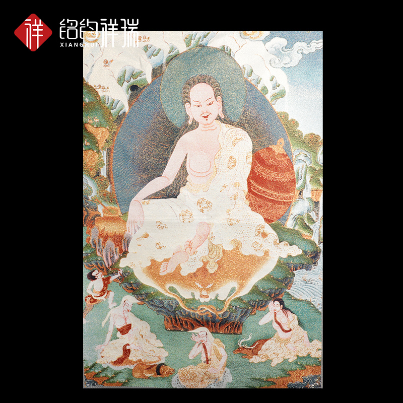 密勒日巴佛像丝线装饰画