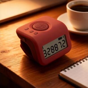 夜光三千计小千计智能蓝牙计数器戒指型同步卡子点按器计子数显器