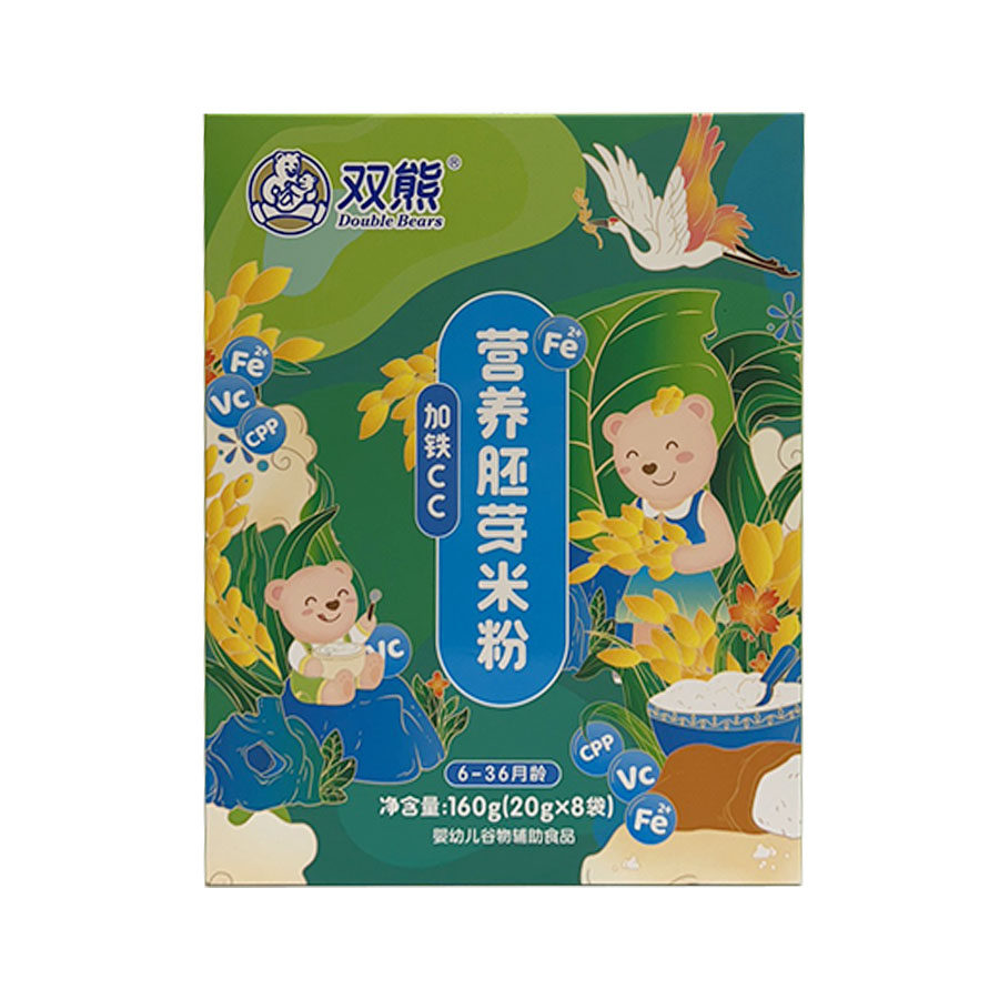 双熊营养胚芽米粉加铁160g（米粉/米糊