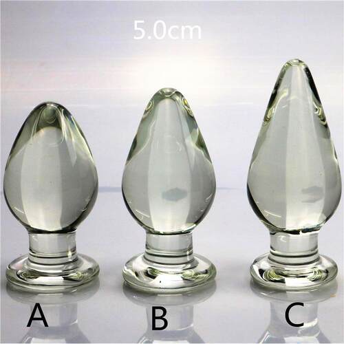 Glass-made femalemasturbation toy fake phallus adult product