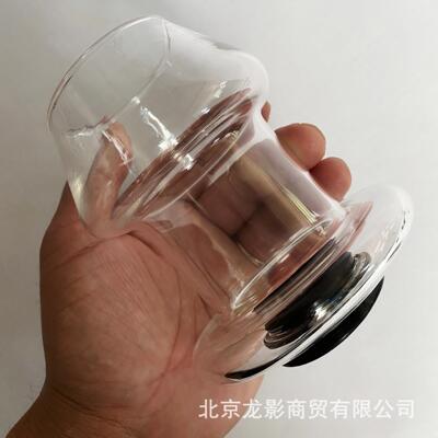 A self-pleasuring toy made of glass for use inside the anus.