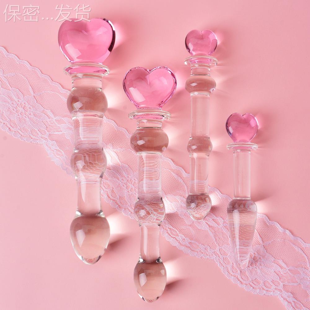 私密卡秋莎爱心玻璃按摩器系列订单爱心小号爱心中号爱心脸部按摩