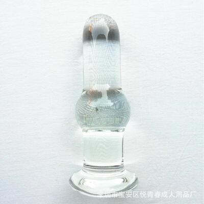 A glass-made anus used as a masturbation toy